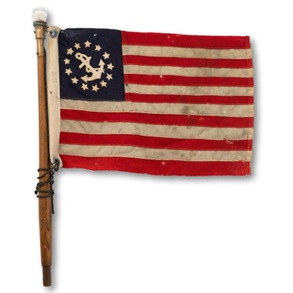 Yacht Ensign on Pole