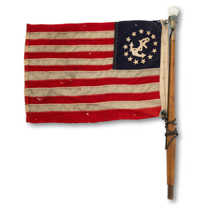 Yacht Ensign on Pole