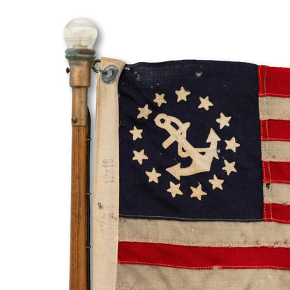 Yacht Ensign on Pole