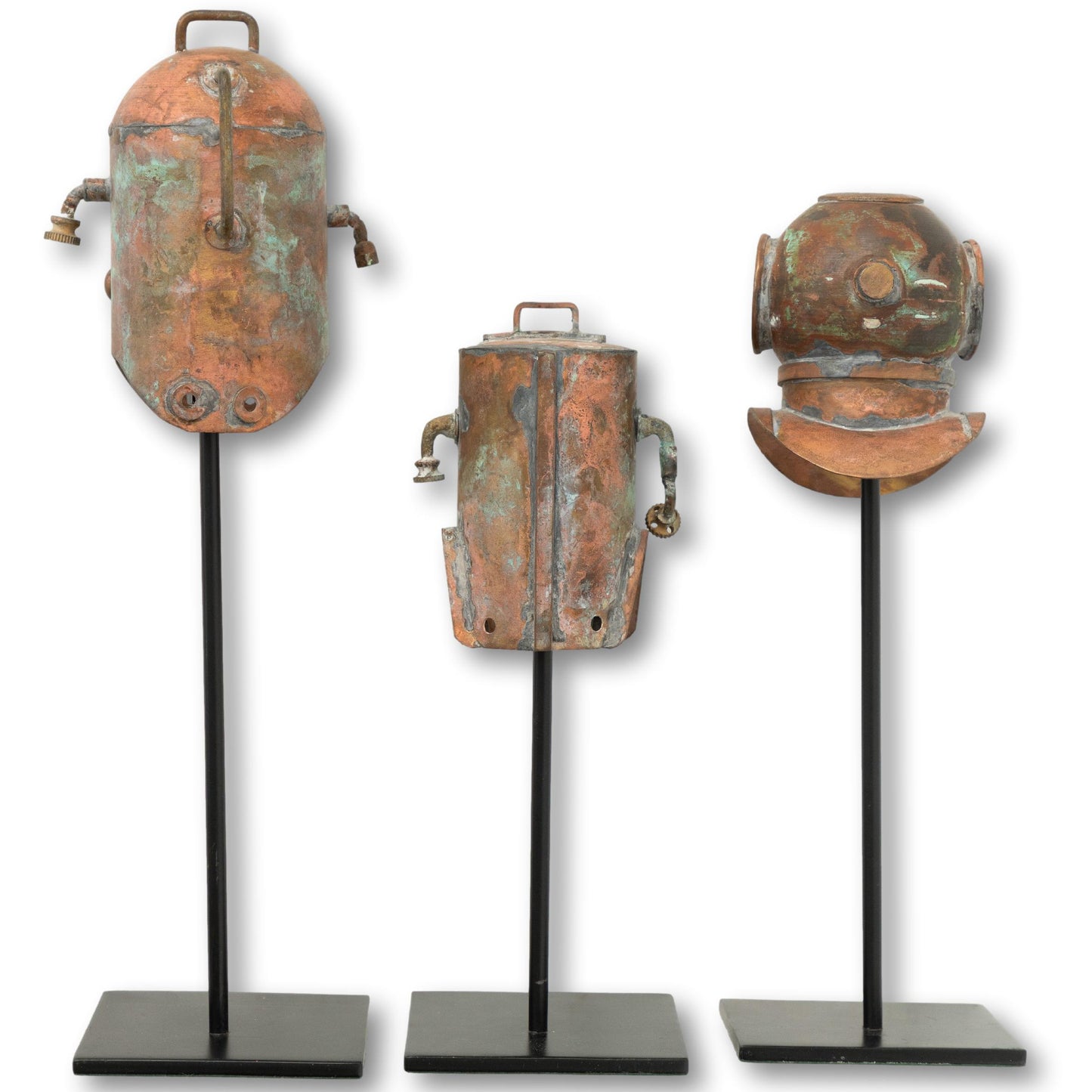 Set of 3 Mini Diving Helmets