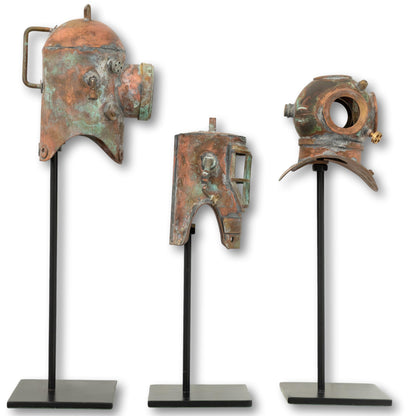 Set of 3 Mini Diving Helmets