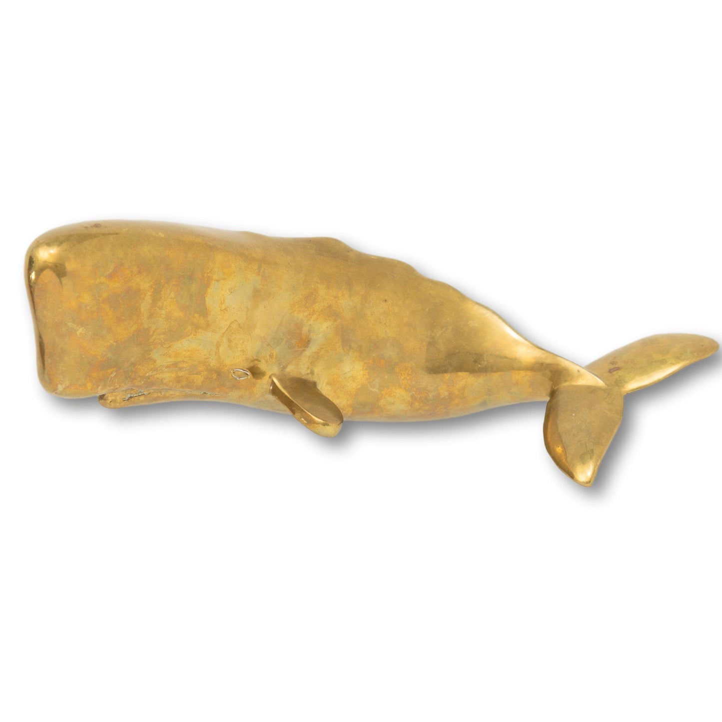 XL Brass Sperm Whale