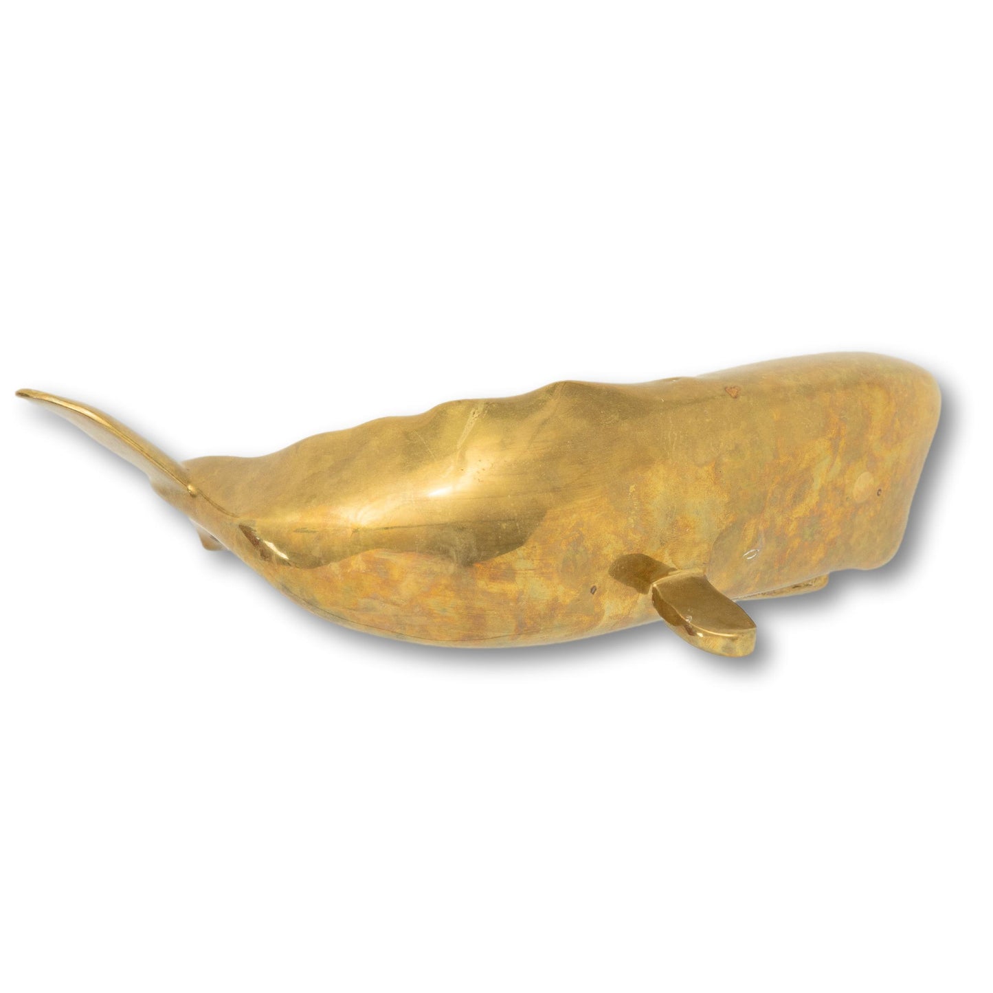 XL Brass Sperm Whale