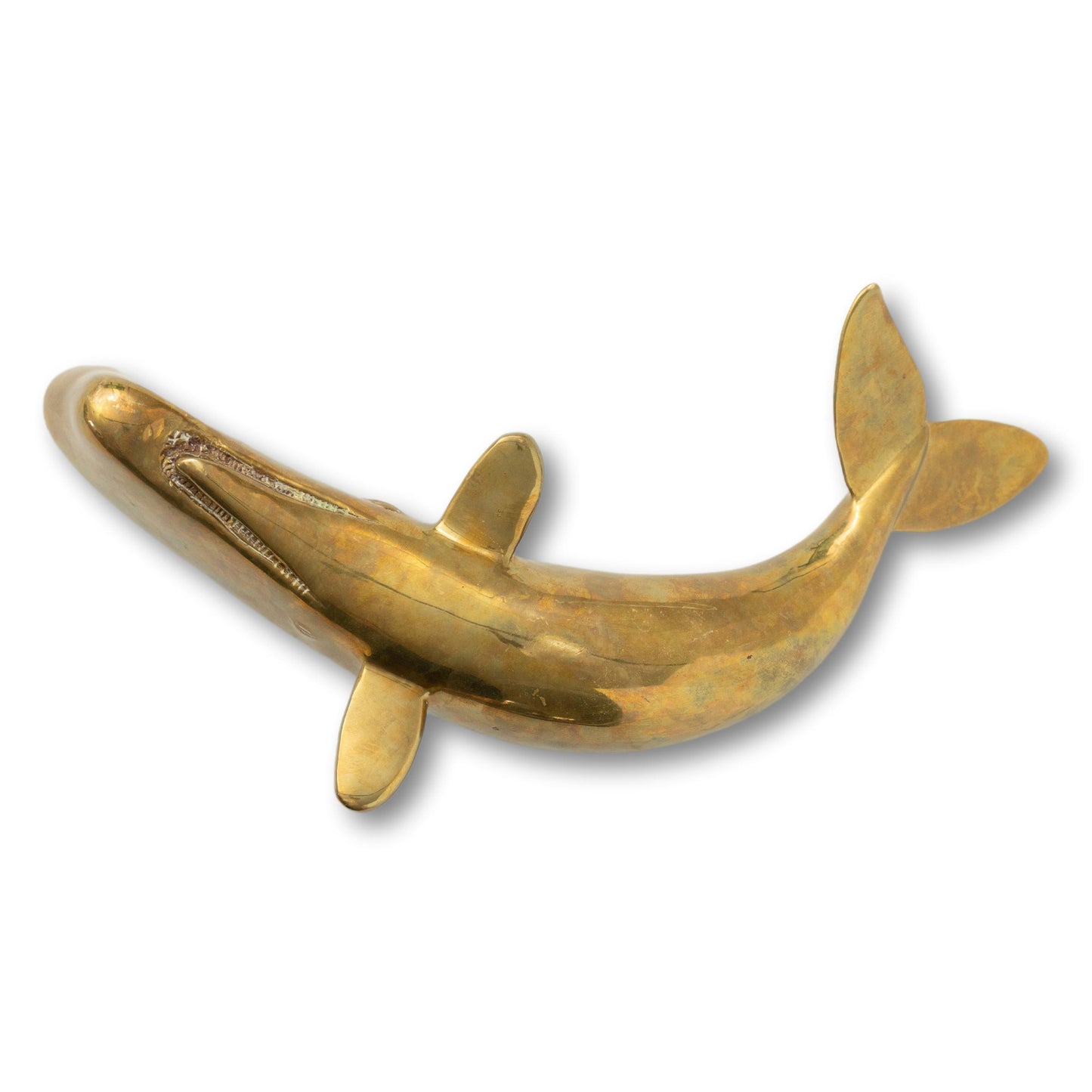 XL Brass Sperm Whale