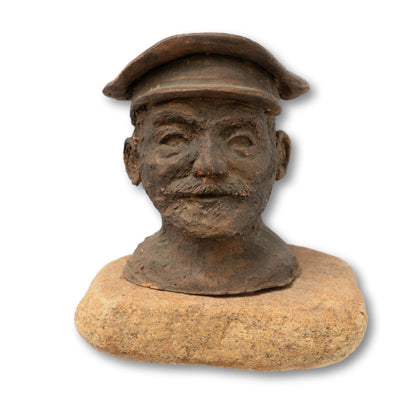 Sailor Bust on Stone Base