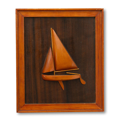 Pair of Framed Sailboats