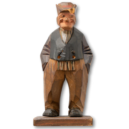 Hand-Carved Seaside Figure