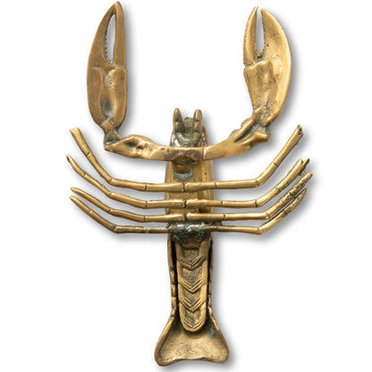 7.5" Brass Lobster