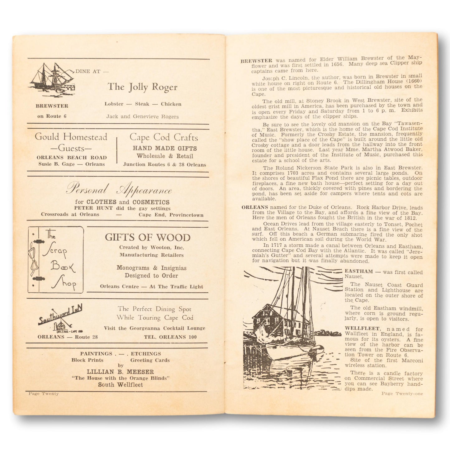 Cape Cod Visitor Guide with Map