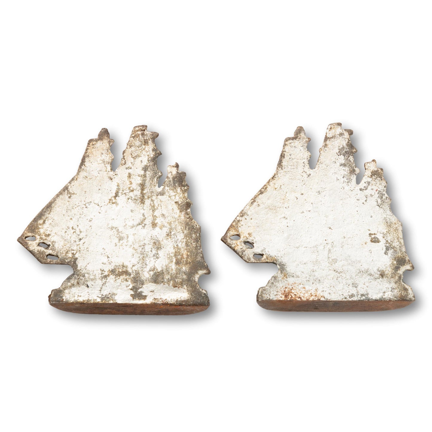 Cast Iron Ship Bookends