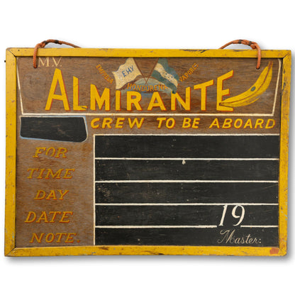 Hand-Painted "Shore Leave" Sign