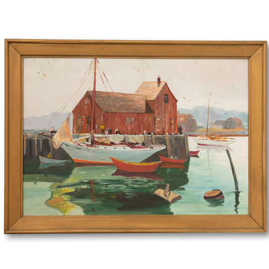 "Motif No. 1" Oil, Rockport MA