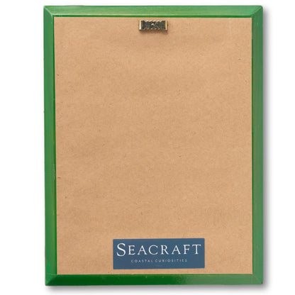 B&W Sailboat in Green Frame