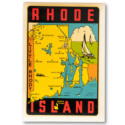 State of Rhode Island Decal