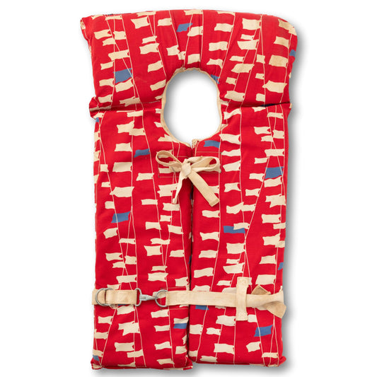 Red Life Vest w/ Flags