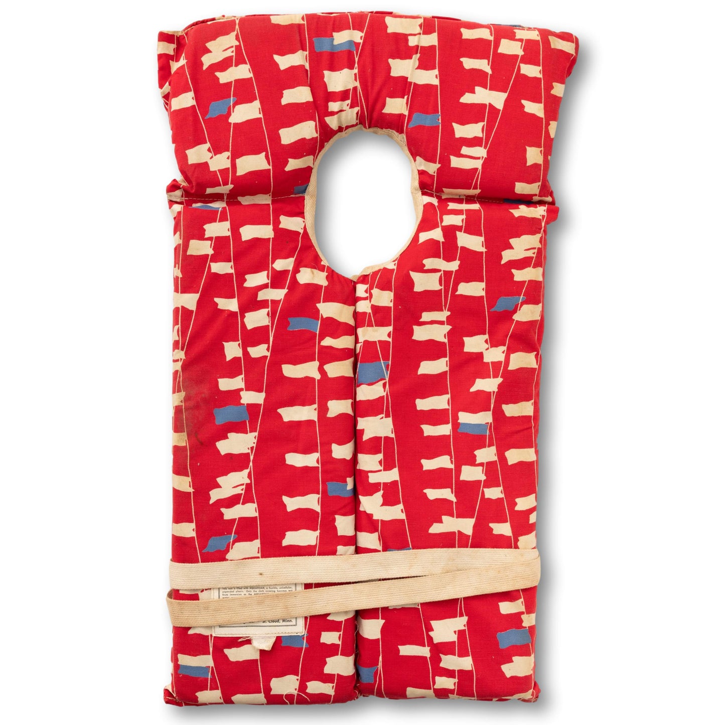 Red Life Vest w/ Flags