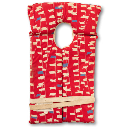 Red Life Vest w/ Flags