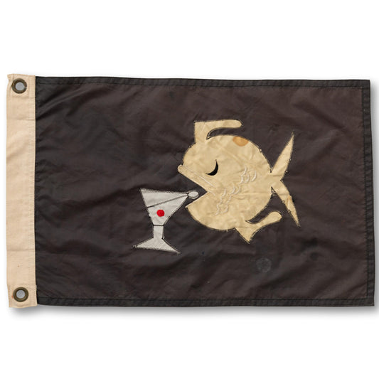 "Drink Like A Fish" Happy Hour Flag
