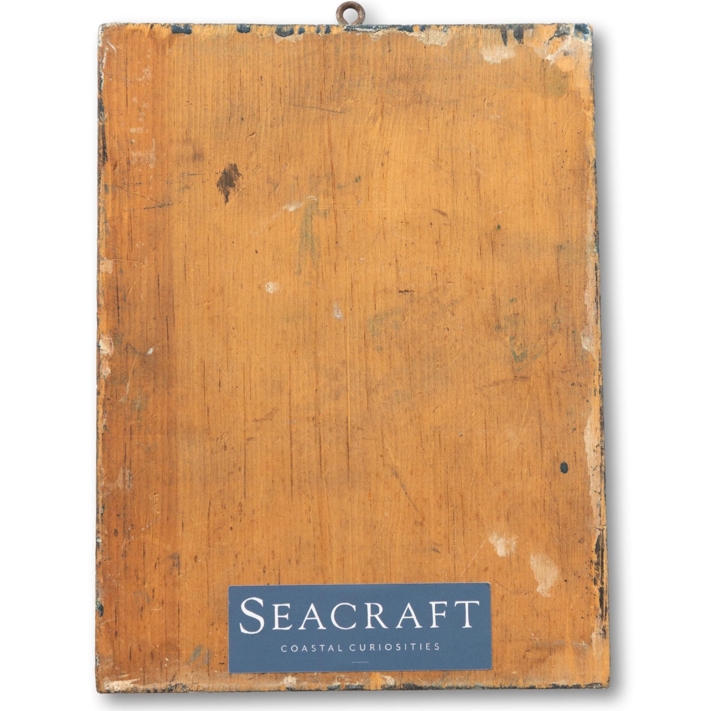 Crackled Finish Sail Boat Wall Plaque