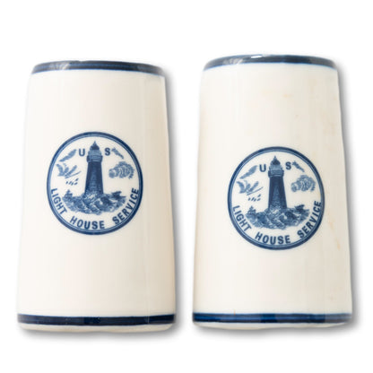 US Light House Service Salt and Pepper Shakers
