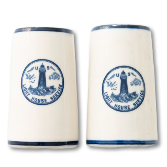 US Light House Service Salt and Pepper Shakers