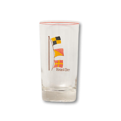 Signal Flag Bar Glasses, Set of 4