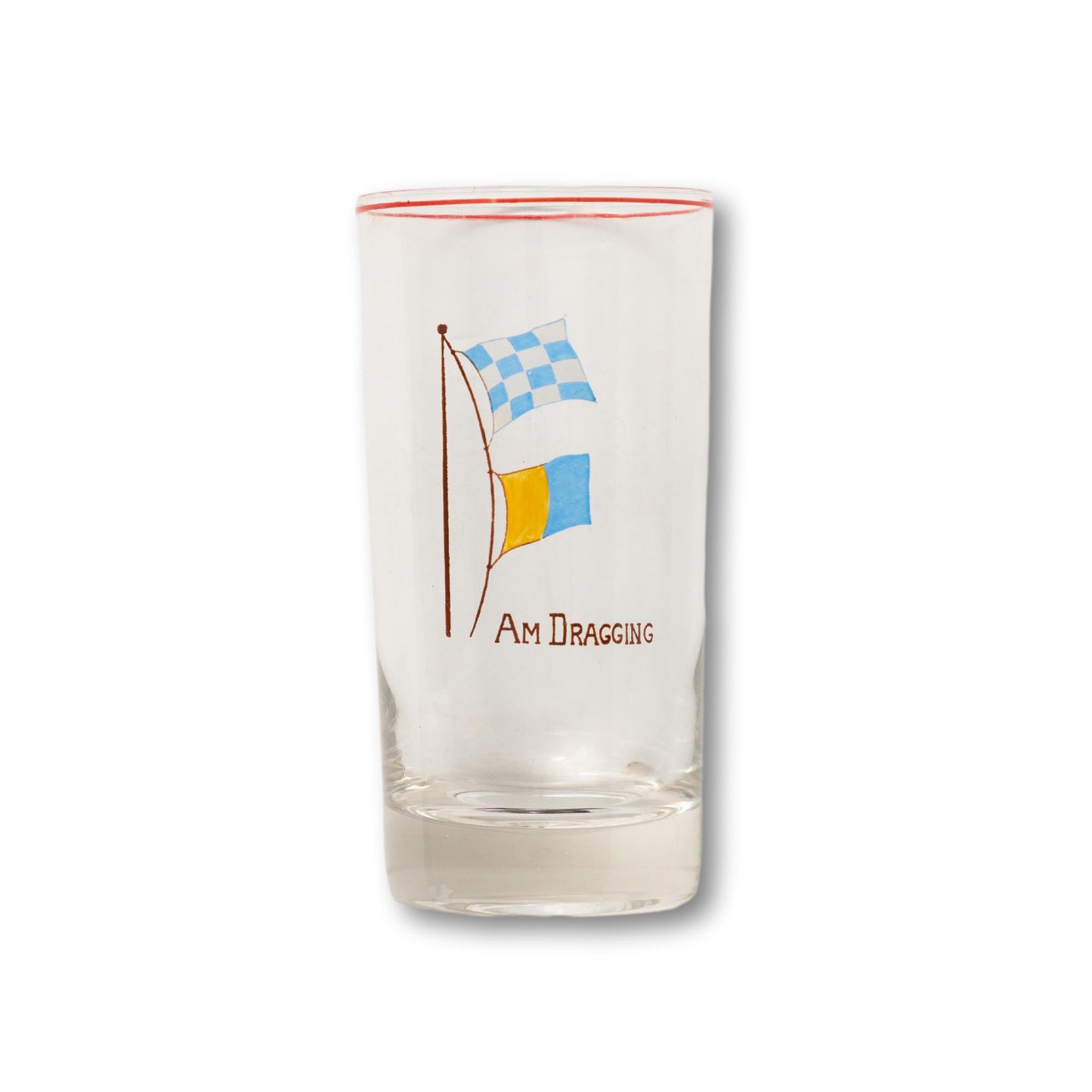 Signal Flag Bar Glasses, Set of 4