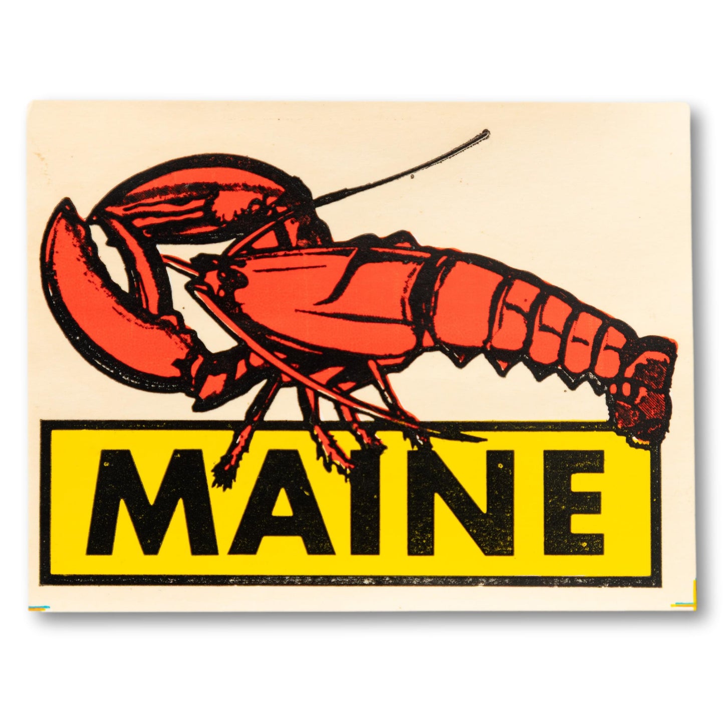 Maine Lobster Window Decal