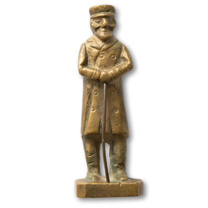Small Brass Captain with Cane