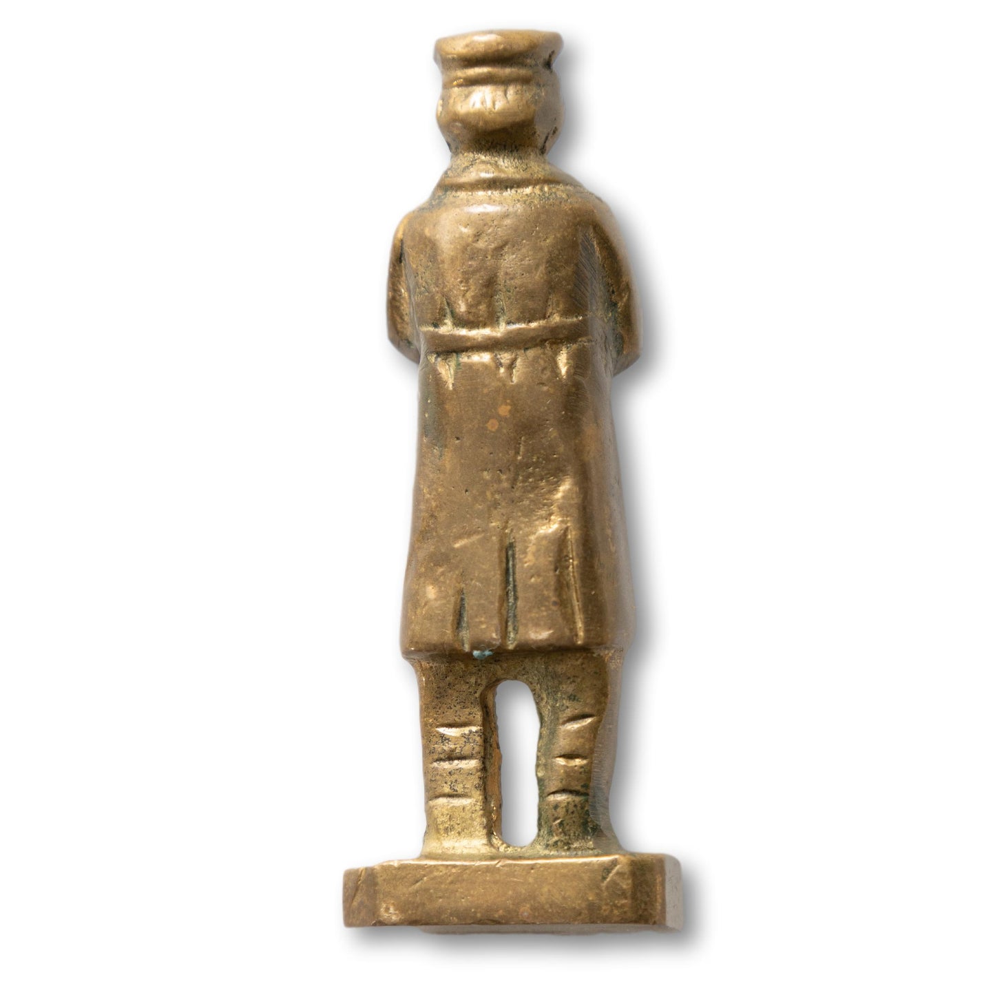 Small Brass Captain with Cane