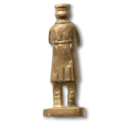 Small Brass Captain with Cane