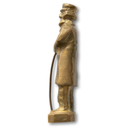 Small Brass Captain with Cane
