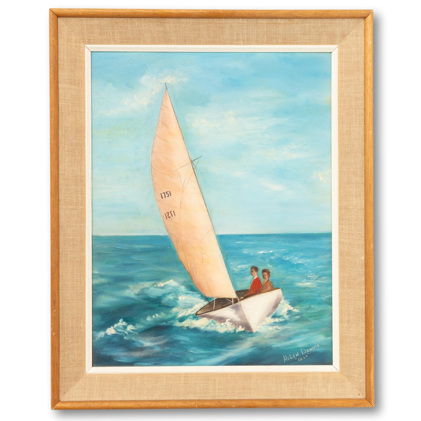 "Couple On Board" Oil Painting