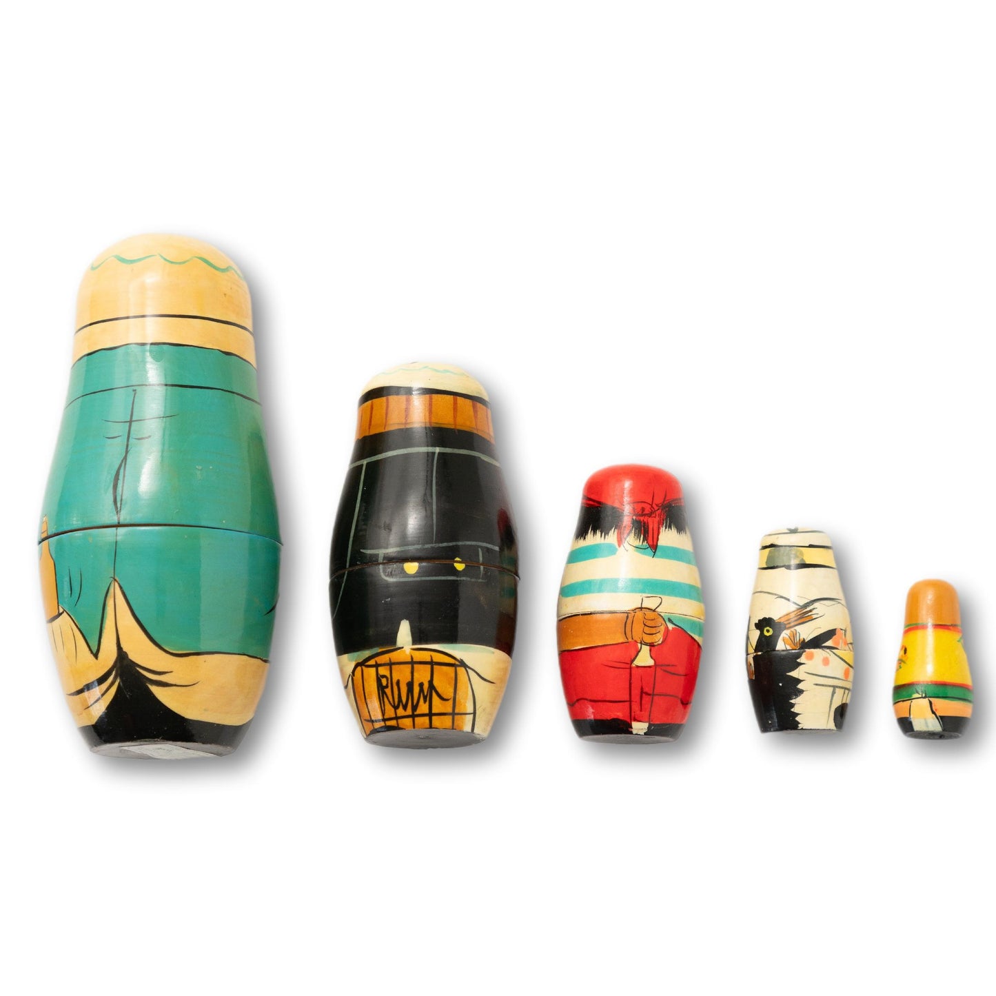 Sea Captain Nesting Dolls