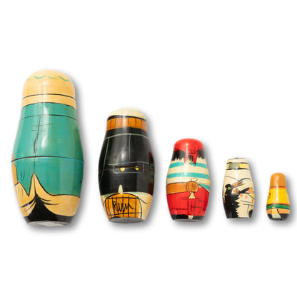 Sea Captain Nesting Dolls