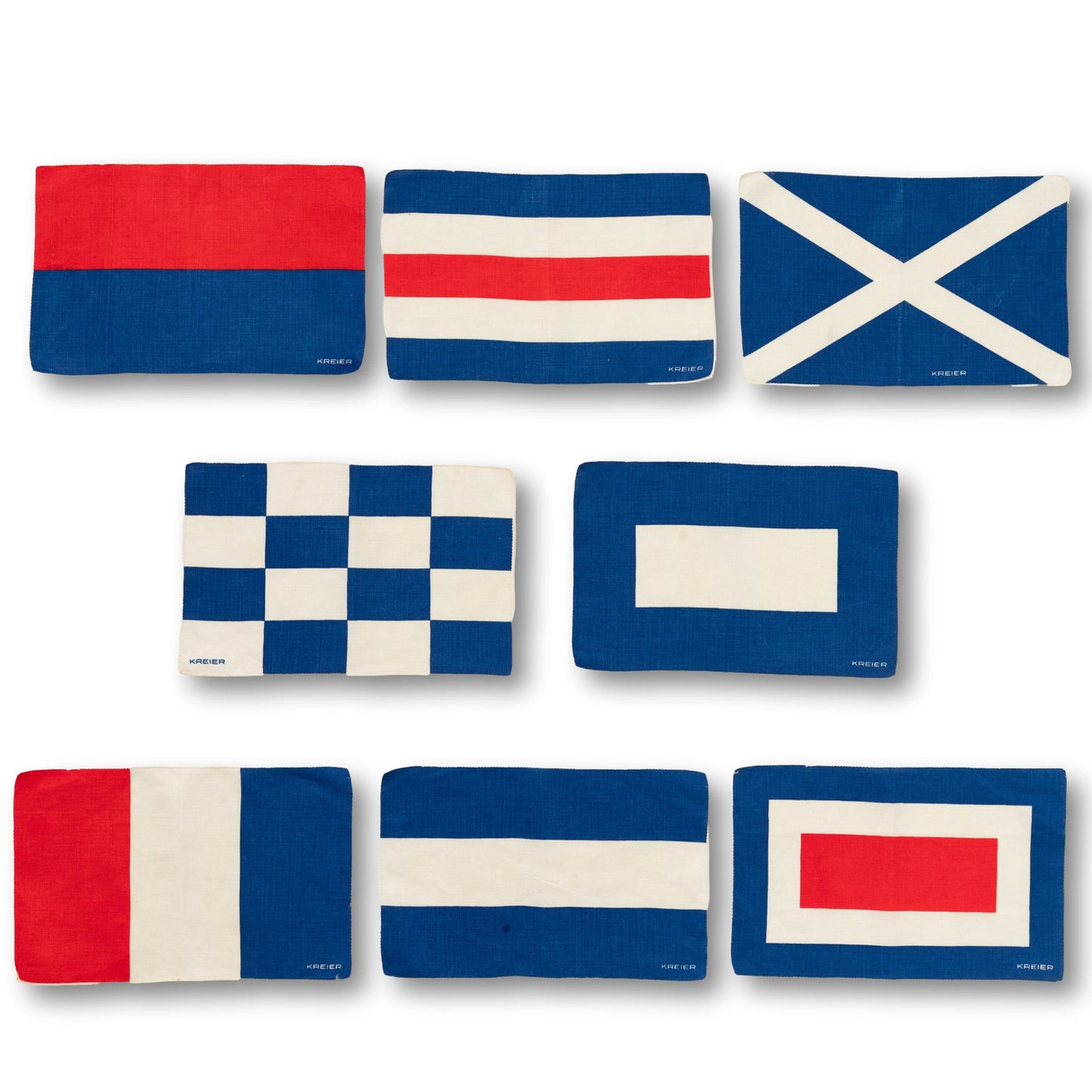 Kreier Signal Flag Napkins, Set of 8