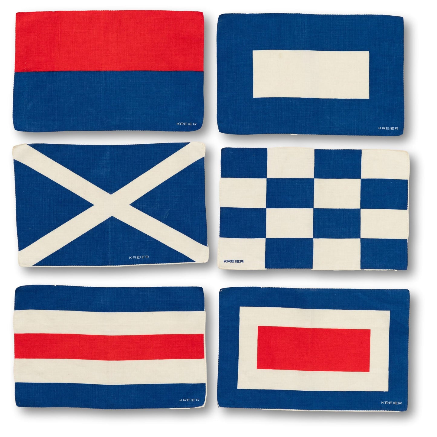 Kreier Signal Flag Napkins, Set of 8
