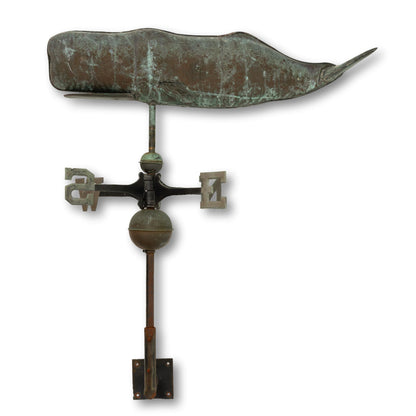 Copper Whale Weathervane