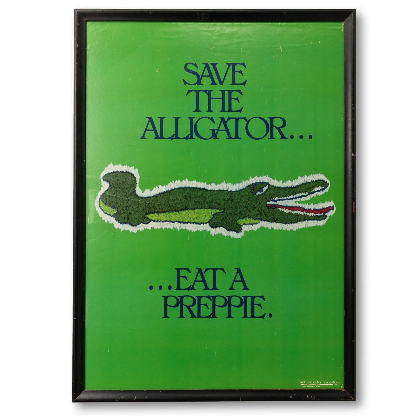 Full-Size 80s "Eat A Preppie" Poster