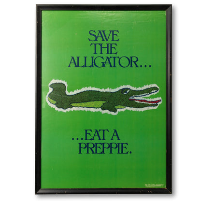 Full-Size 80s "Eat A Preppie" Poster