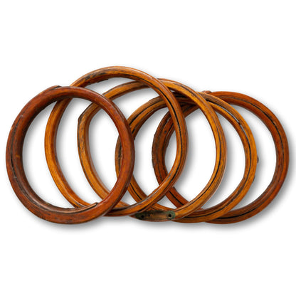 Riveted Oak Timber Mast Hoops