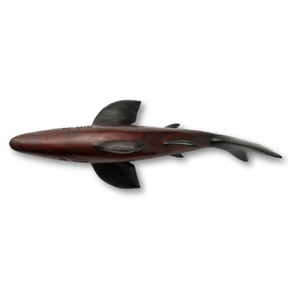 Large Carved Wood Shark