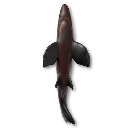 Large Carved Wood Shark