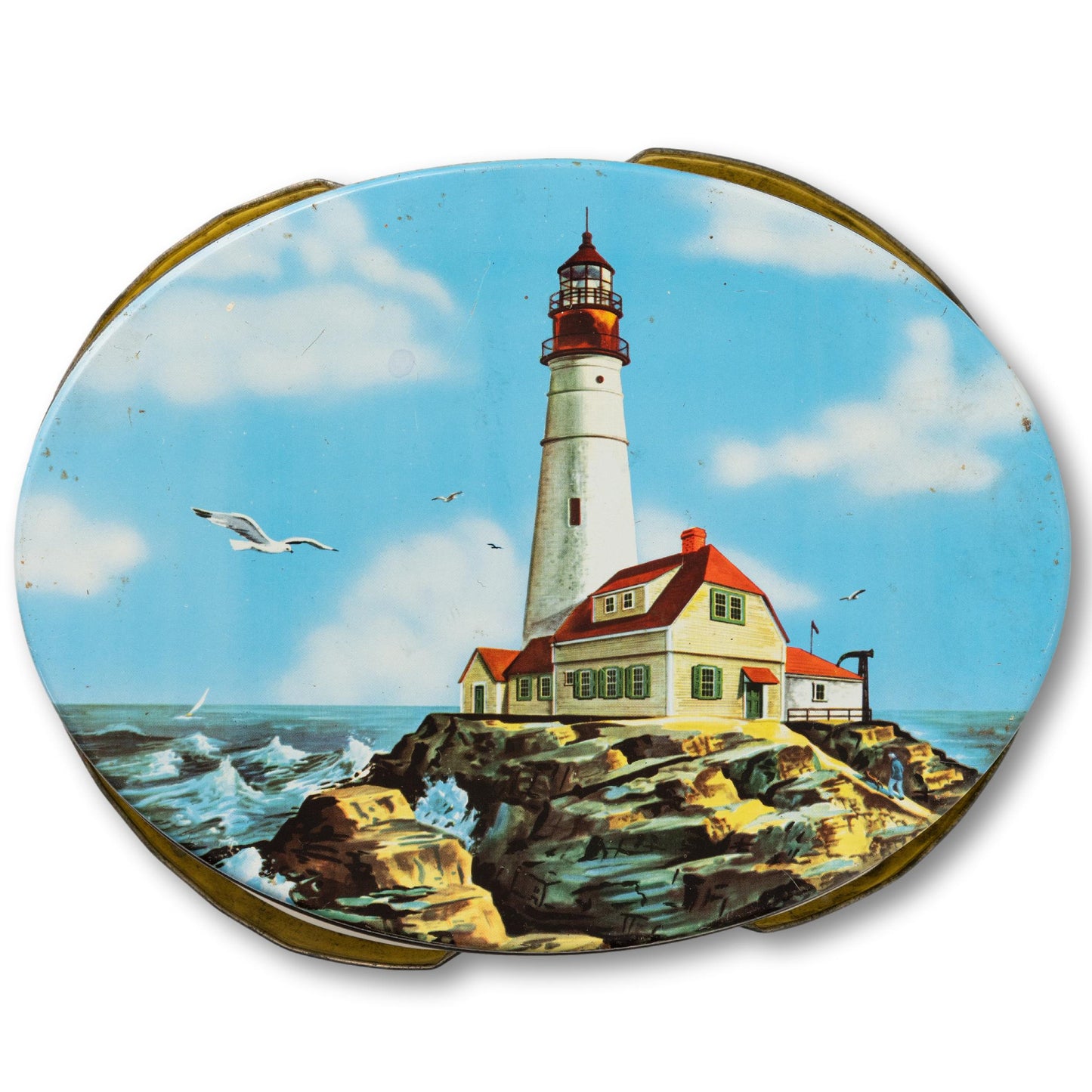 Portland Head Light Picnic Tin