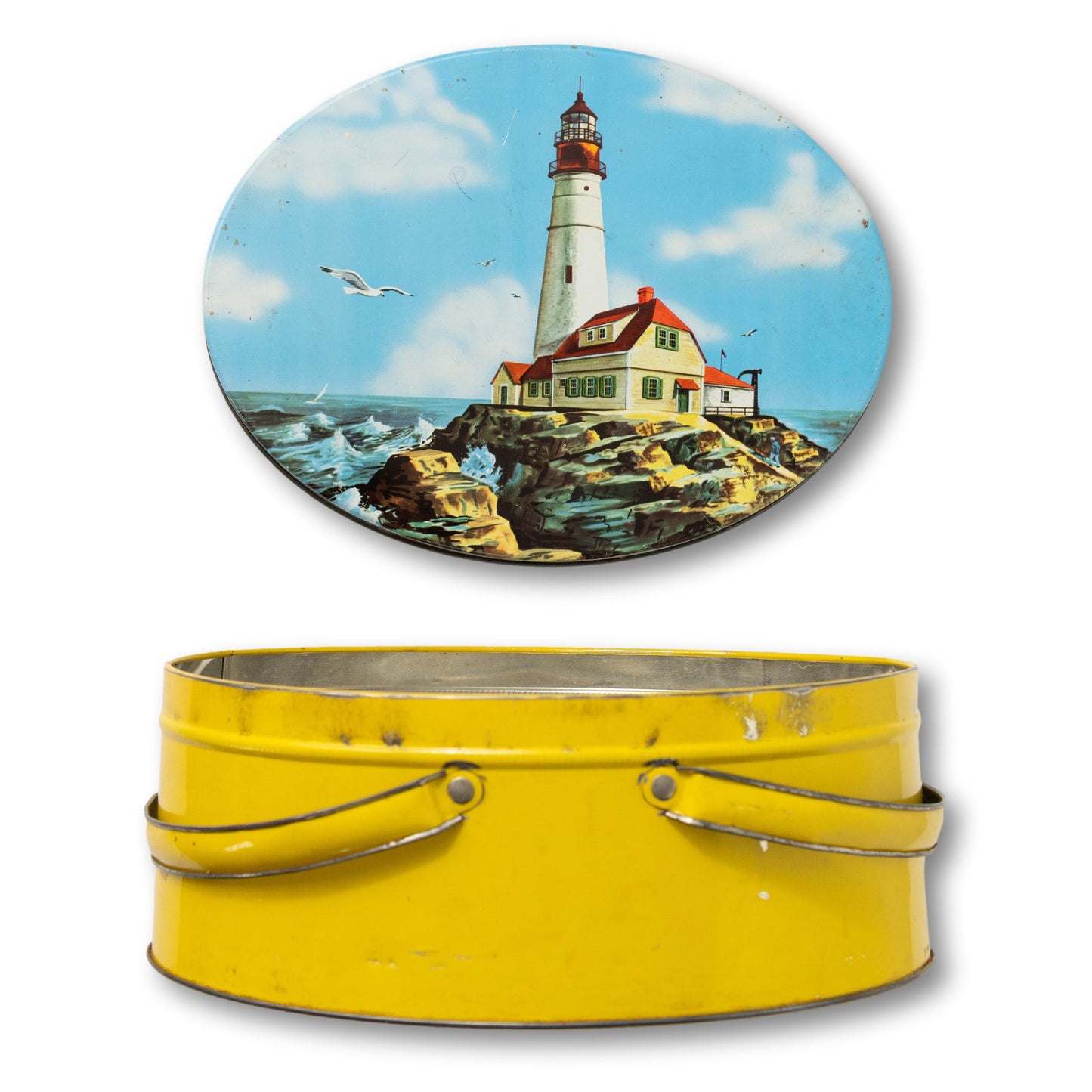 Portland Head Light Picnic Tin