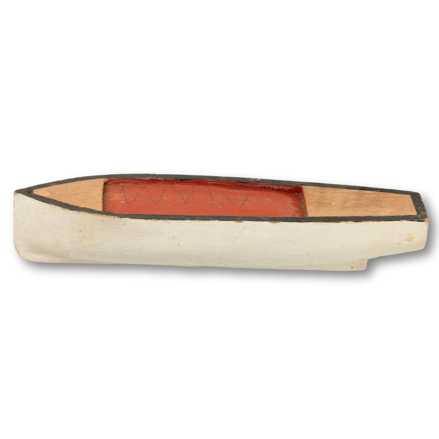 Hand-Carved Boat Hull