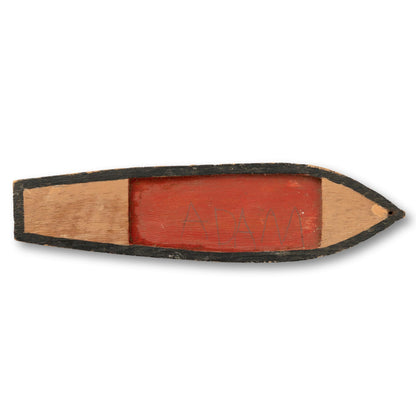 Hand-Carved Boat Hull