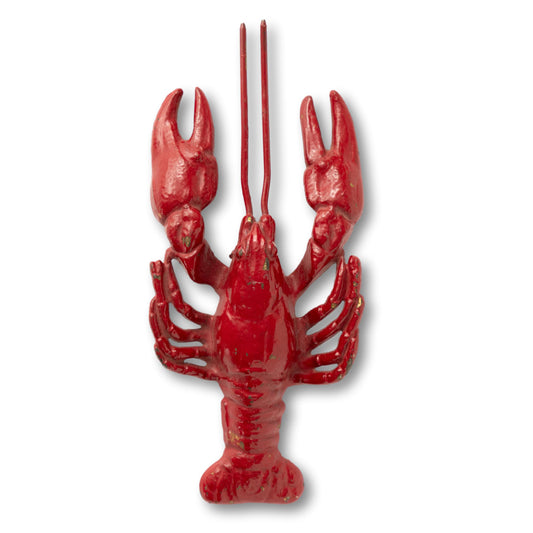 Heavy Painted Brass Lobster