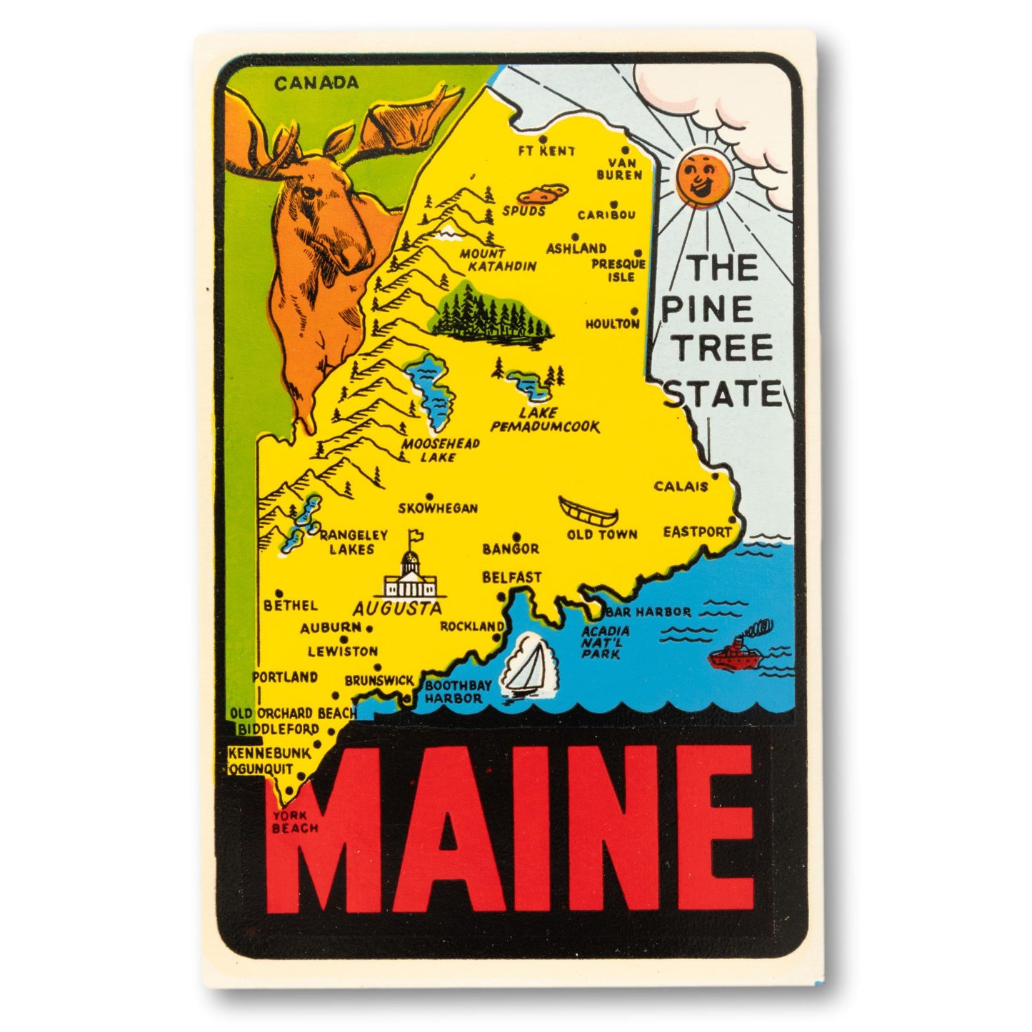 Maine Window Decal
