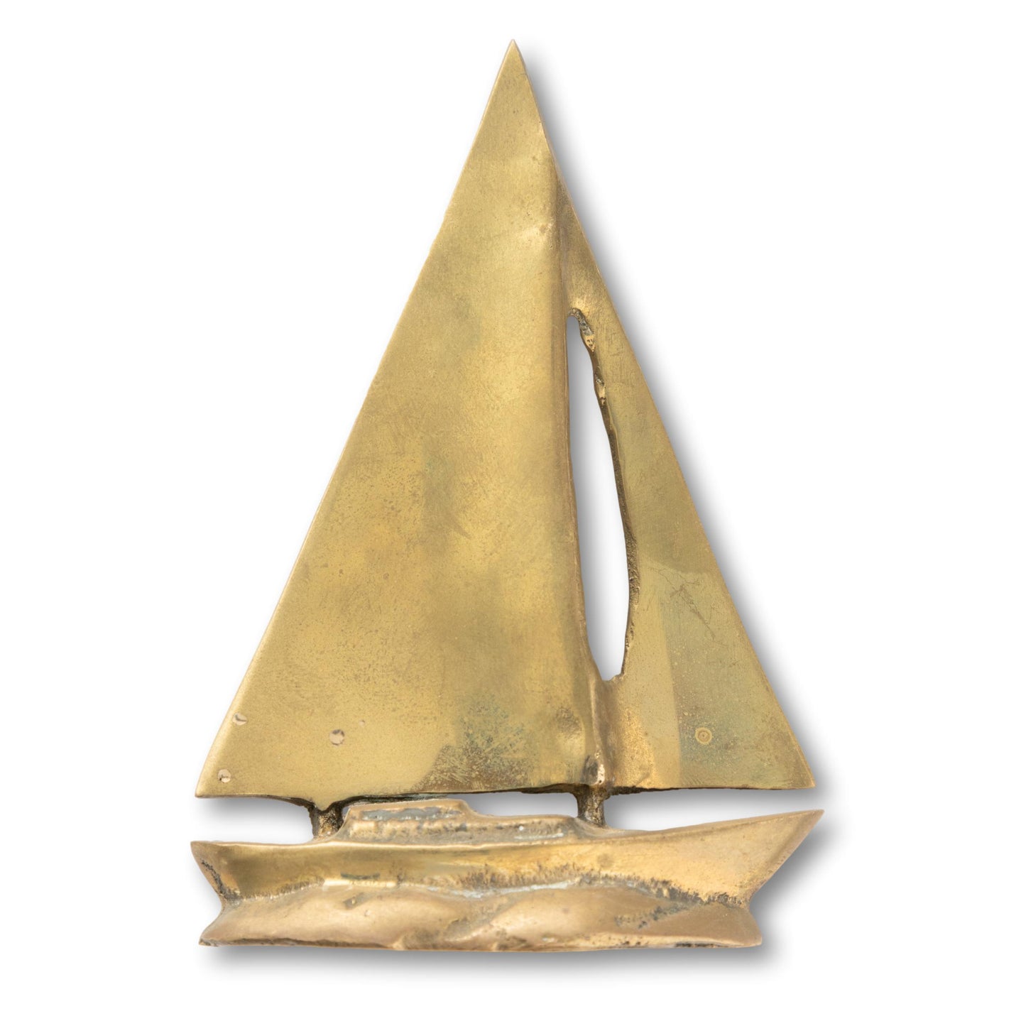 Brass Sailboat Desk Ornament